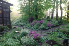 azaleas porch